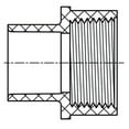 thumbnail image 3 of Lesso America 435-074, Plumbing, PVC Pipe Fitting ,Reducing Female Adapter, SCH40, 1/2×3/4", 3 of 3