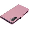 thumbnail image 6 of case for Samsung Galaxy S21 Case for Women, Glitter Bling Diamond PU Leather Wallet Phone Case with Wsrist String Full Body Protective Flip Cover for Samsung Galaxy S21 Owl Rose Gold, 6 of 14