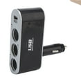 thumbnail image 6 of Car Charger Lighter Socket Splitter 3-Port Adapter with USB Port Plug-in Black Power Strip Multi Outlet for  AT&T Samsung Galaxy Note 3 - Sprint Samsung Galaxy Note 3 - T-Mobile Samsung Galaxy Note 3, 6 of 9