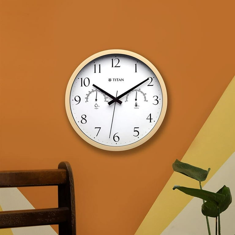 Titan silent wall clock new arrivals