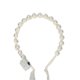 thumbnail image 4 of LED Warm Light Headband Women Wedding White Lace Ribbon Faux Pearl Luminous Hair Hoop Hairband, 4 of 5