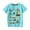 Sky Blue, variant on Kiijoy Little Boys Cotton T-Shirt Excavator Print Short Sleeve T Shirt Summer Casual Tshirt