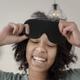 thumbnail image 2 of Shisuyan Black Memory Cotton Blindfold Elastic Band Design 1Pack, 2 of 8