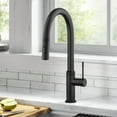 thumbnail image 3 of KRAUS Oletto Modern Industrial Pull-Down Single Handle Kitchen Faucet in Matte Black, 3 of 15