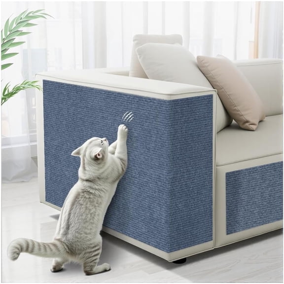 Cat E Corner Side Table Scratcher, DIY Climbing Cat Scratcher and Cat Tree Shelves for Furniture, Sofa, Wall, Couch, Door, Corner