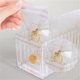 thumbnail image 3 of Organizador de joyas de acrílico Tclnyer, organizadores y almacenamiento de joyas, caja de joyería portátil transparente, con 20 bolsas de joyería portátiles antideslustre, para anillos, aretes, colla, 3 of 8