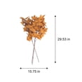 thumbnail image 5 of My Texas House Fall Faux Maple Leaf Bundle, Yellow, 20", 5 of 5