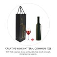 thumbnail image 4 of 16pcs Thicken Paper Red Wine Gift Handbag Wine Packing Bags (Random Pattern), 4 of 6