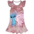 thumbnail image 1 of Vestido de punto para niñas, vestidos de fiesta de cumpleaños, vestidos de boda, disfraces, ropa de bebé Stich, serie de Disney, vestidos de Cosplay de dibujos animados, ropa 5T Gao Jinjia LED, 1 of 2