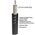 thumbnail image 4 of Handsfree Music Audio Receiver Adapter Car AUX Kit Wireless Bluetooth Kits Bluetooth Jack Car Kit, 4 of 5