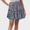 thumbnail image 2 of GPOECD Jupe Courte Femme Mode Fête Robe en Maille à Paillettes Tempérament Bas Banane Pack Jupes pour Femmes 01_Navy,S, 2 of 4