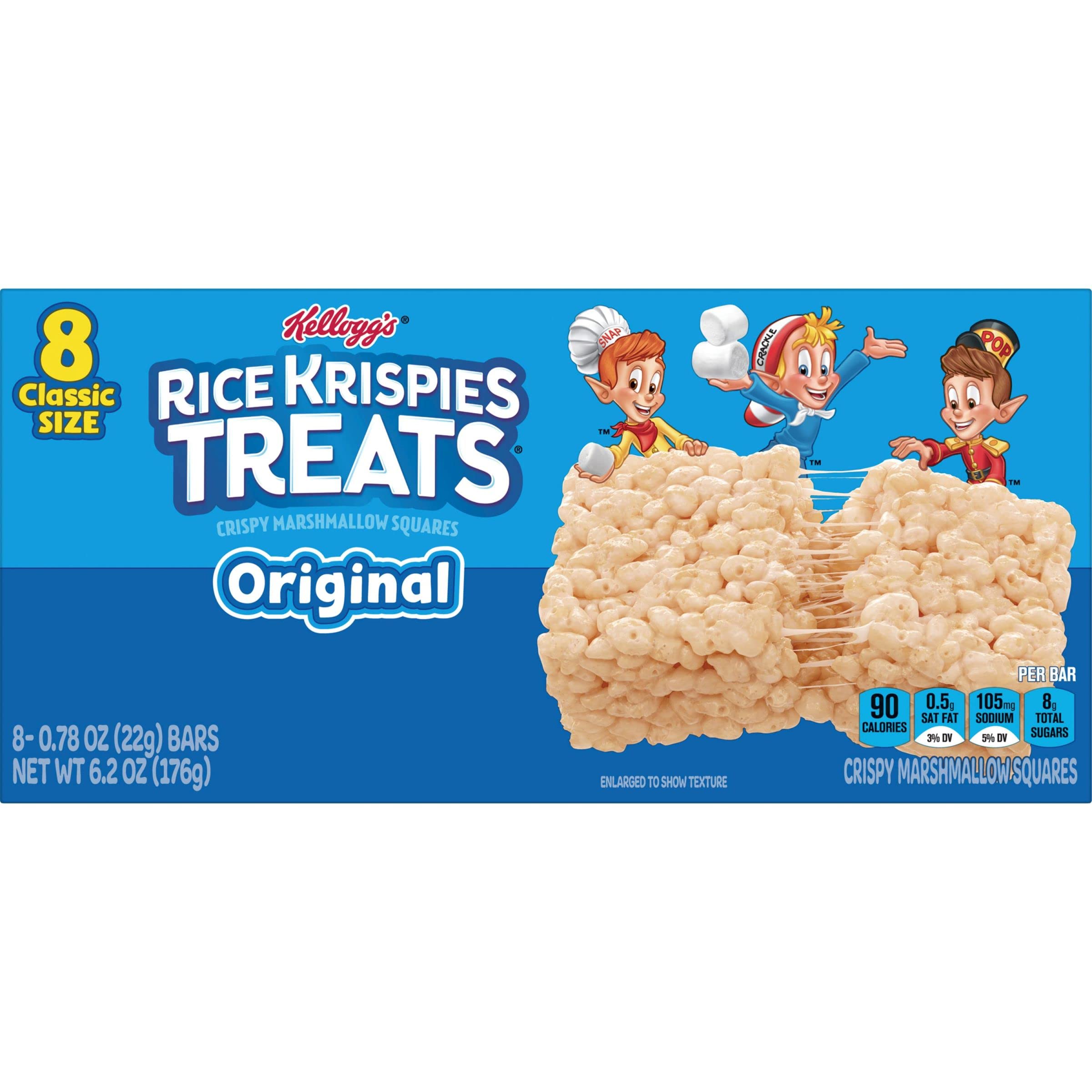 Rice Krispies Treats Snack Bars, Original (Pack of 14) - Walmart.com