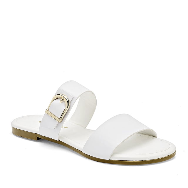 SANDALIA PLANA MORAMORA BLANCO 132459