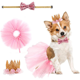 thumbnail image 4 of juego de collar de suministros para mascotas, juego de vestido de princesa, juego de corona para perro. MFZFUKR CPB-DE-LYY2049, 4 of 5