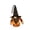 B, variant on Pnmtdaia Halloween Light Up Faceless Gnome Hanging Ornament, Orange Black Buffalo Plaid Witch Hat Sequin Purple Body Warm Ambient Light Plush Gnome Figurine for Home Christmas Tree Wall Window Decor