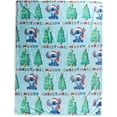 thumbnail image 3 of Lilo and Stitch Merry Christmas Holiday Throw Blanket & Mini Pillow Buddy Set, 3 of 4
