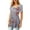 Gray, variant on Womens Summer Floral V Neck Blouses Loose Baggy Tops Tunic T Shirts Plus Size