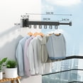 thumbnail image 3 of Foldable Drying Rack, Retractable Drying Racks For Laundry, Aluminum Alloy Push-pull Retractable Clothes Drying Rack For Balcony Laundry Room, Wardrobe, Bathroom, 3 of 7