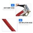 thumbnail image 2 of Tube d'Extension pour Pompe de Vélo pour Gonfleur en Alliage Durable Couleur Rouge 2 Pcs, 2 of 8