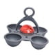 thumbnail image 4 of Temporizador de huevos hervido para huevos huevos suaves y duros, dispositivo de cocina, para cocinar fácilmente, sostenga 4 huevos cambia de colores Gris rojo, 4 of 8
