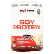 Six Star Pro Nutrition Soy Protein Powder, Vanilla, 20g Protein, 1.4 Lb