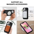 thumbnail image 4 of SaniMore for iPhone 13 6.1" Magnetic Case Support Wireless Charging, Soft Silicone & Hard Plastic Frame Built-in 36 Grain N52 Magnets Heavy Duty Full Body Protective Shell, Black, 4 of 7
