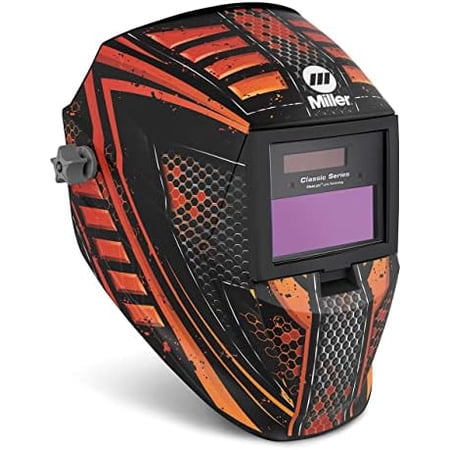 Miller 291189 Classic Series Auto Darkening Welding Helmet with ClearLight Lens, Hex