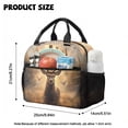 thumbnail image 5 of Kuiaobaty Deer Cross Print Backpack and Lunch Bag Set for Girls Boys Lightweight Backpack with Pencil Case Portable Lunch Box and Water Bottle Sleeve for School, 5 of 7