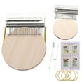 thumbnail image 2 of Mending Jeans Clothes Makes Beautiful Stitching Wooden Darning Machine Loom Fun Mending Loom Small Loom Speedweve Type Weave Tool 21 HOOKS, 2 of 8