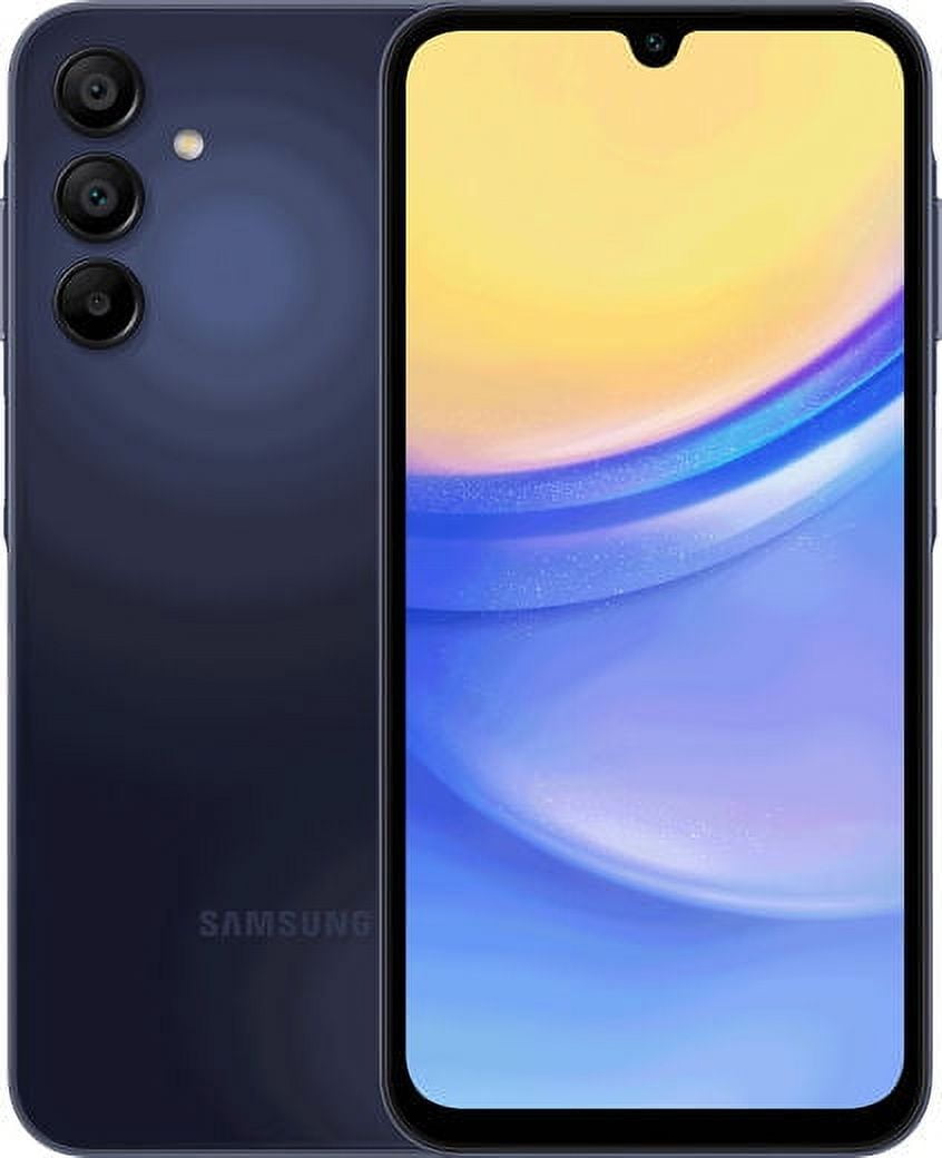 Verizon Samsung A15 5G, 128GB, Black - Prepaid Smartphone [Locked to Verizon Prepaid]