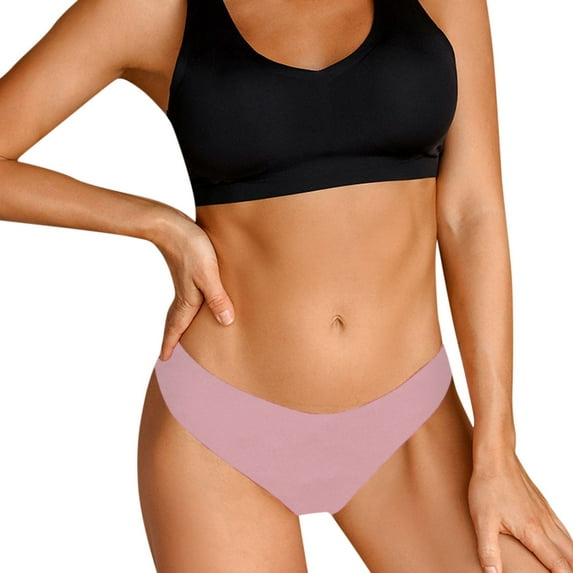 adviicd Womens Lingerie High Waist Leakproof Underwear for Women Plus Size Panties Leak Proof Menstrual Womens Seamless Pink Medium