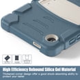 thumbnail image 2 of XYX Case for Samsung Galaxy Tab A9 8.7 inch (SM-X110/SM-X115), Dual Layer Slim Heavy Shockproof Rugged Protective Cover Case with Kickstand (Cornflower Blue), 2 of 7