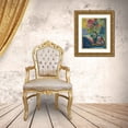 thumbnail image 3 of Trujillo, Jose 26x31 Gold Ornate Wood Framed with Double Matting Museum Art Print Titled - The Night Stand, 3 of 4