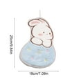 thumbnail image 4 of Yhmxh Cute Hand Towels Kitchen Towel, Bathroom Absorbent Hand Towels with Hanging Loop, Children Hand Towel Animals, Microfiber Coral Fleece Absorbent Hand Towel for Kitchen Bathroom Bedroom, 4 of 7