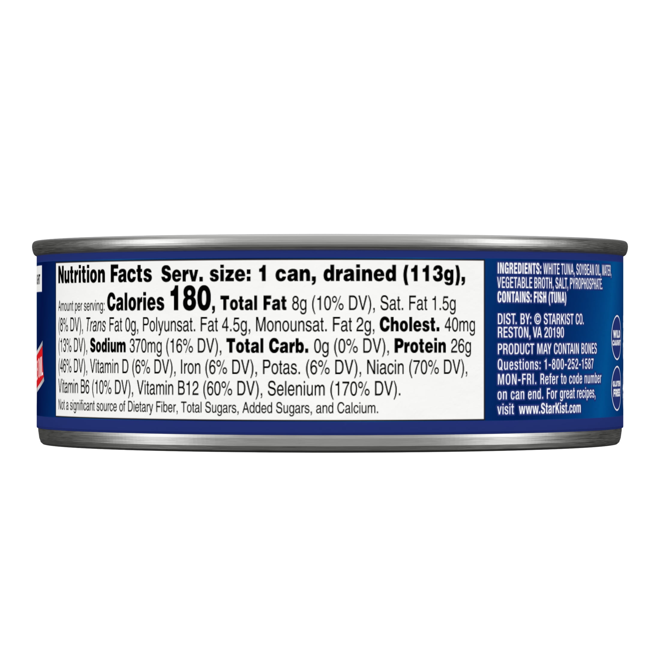 (24 pack) Starkist Solid White Albacore Tuna In Oil, 5 oz Can