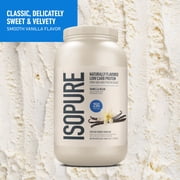Isopure Low Carb Protein, Naturally Sweetened Vanilla Powder, 3 lb