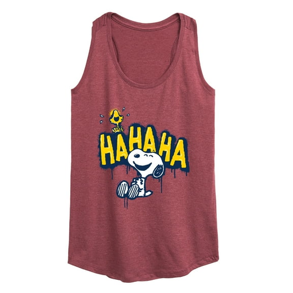 Peanuts - Ha Ha Graffiti - Women's Racerback Tank Top