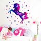 thumbnail image 2 of Calcomanía de pared de unicornio de cielo estrellado para habitación de niños, calcomanía de vinilo para pared, 2 of 5