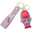 thumbnail image 1 of New Cartoon Inside Out Keychain Pendant Personality Creative Soft Glue Doll Small Key Rings Kawaii Bags Pendants Kids Toys DMH, 1 of 1