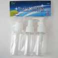 thumbnail image 2 of 3 Travel Bottles Clear Plastic Containers Spray Pump Storage Jars 2.7oz Carry On, 2 of 5