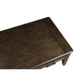 thumbnail image 4 of FurniFact Brown Cocktail Table with 2 Drawers – Vintage Solid Wood Coffee Table, 4 of 6