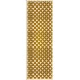 thumbnail image 2 of Aspen Brands RUG8BRN26 Tapis Élégant Design Croix 2 x 6 Pi. - Marron & Blanc, 2 of 2