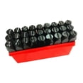 thumbnail image 1 of Juego de perforaciones de letras DYNWAVEMX 27pc 6mm 1/4 '' Punzones de acero Al Carbono, 1 of 6