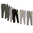 thumbnail image 2 of Seven7 Women's 4-Way Stretch Skinny Leg Pull On Ponte Pant Legging (Dandy Plaid Grey, XXL), 2 of 2