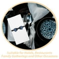 thumbnail image 3 of PTOOTP 50Pcs Disposable Dark Blue Pocket Napkins for Hotel Tableware Packaging and Bathroom Hand Towels, 3 of 6