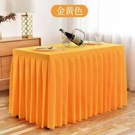 

Touiyu Rectangular Tablecloth Spandex Table Skirt Stretch Fitted Table Cover for Conference Banquet Wedding Banquet Trade Show