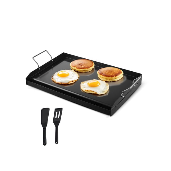 VEVOR Plaque de Cuisson à Dessus Plat 24x16 Po en Acier au Carbone Universelle Poêle de Barbecue Batterie de Cuisine