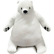 Djungelskog Bear Plush Toy - Soft and Cuddly (39.4 inches, White) - Perfect for Kids and Adults