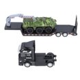 thumbnail image 2 of Jouet Remorque Militaire en Alliage Premium, Modèle de Camion de Collection Réaliste Détachable pour Exposition, Jeu et Décoration Intérieure, 2 of 7