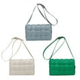 thumbnail image 1 of Bolso cruzado tejido para mujer, bolso de hombro con correa, bolso cuadrado pequeño, 1 of 5